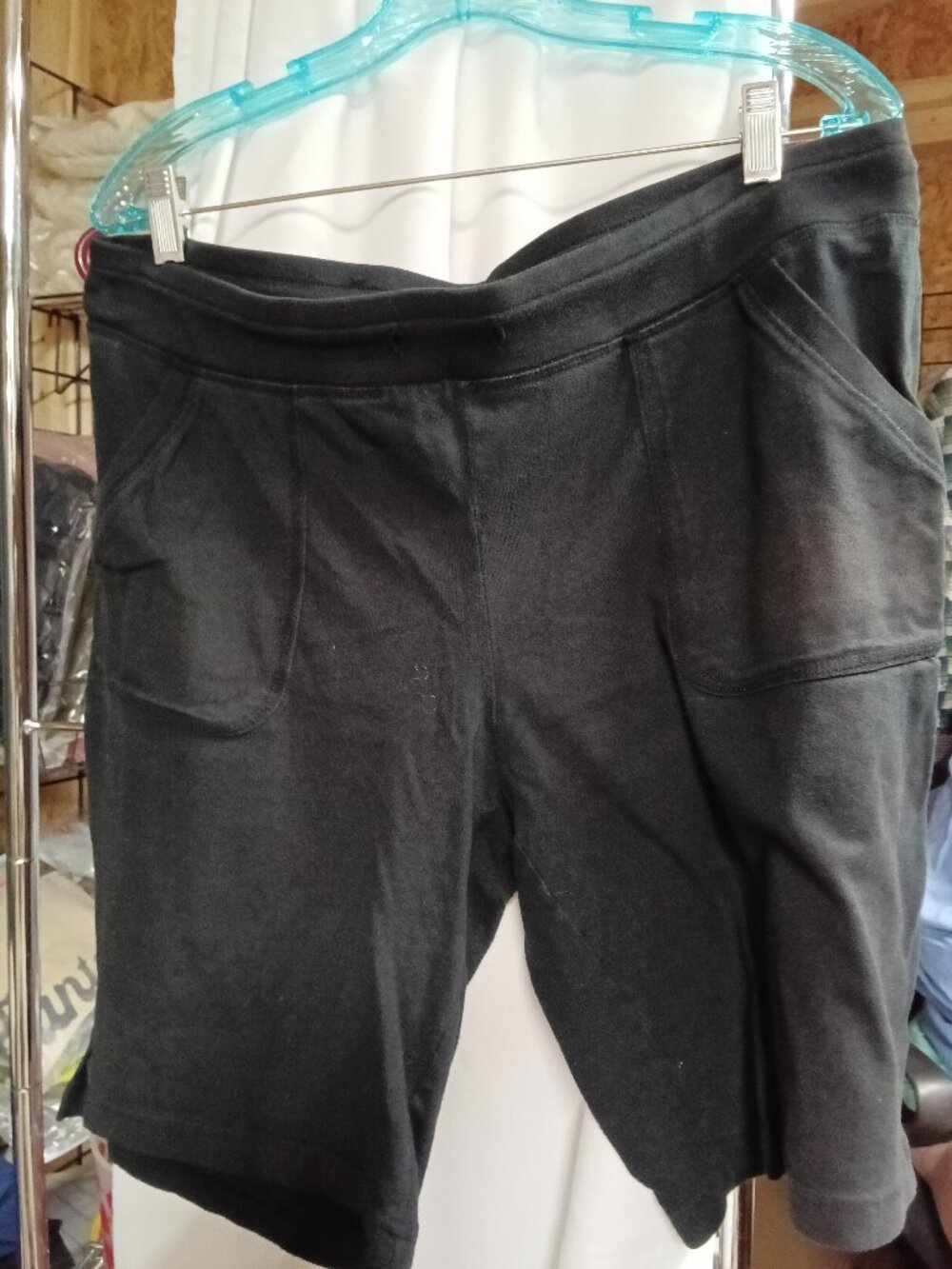 White Stag Black Casual Shorts with Pockets - 25% Off When You Bundle 5+ Items!